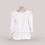 Blusa chalis manga 3/4