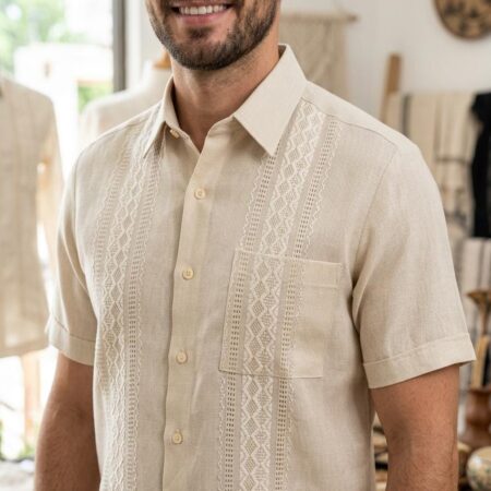 Camisa manga corta ao po'i