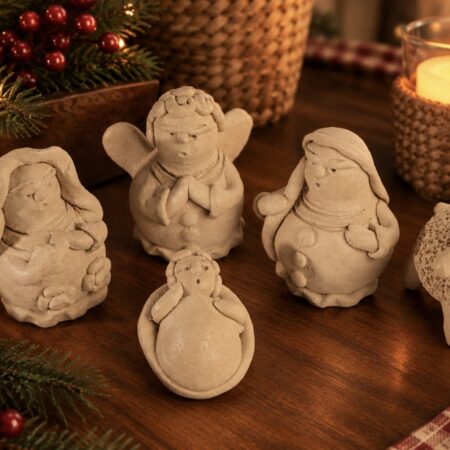Pesebre en cerámica gordito