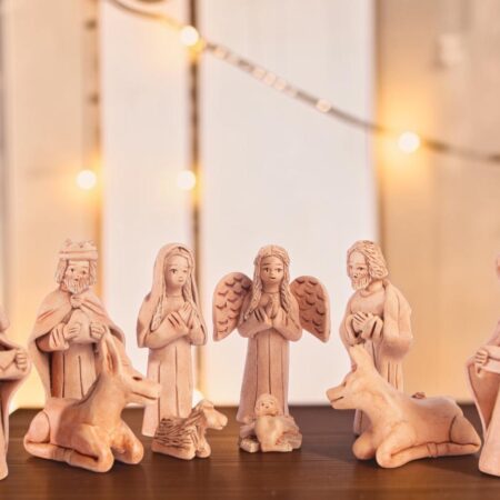 Pesebre en cerámica